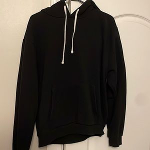 Plain Black Hoodie